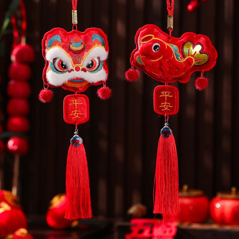 السنة الصينية الجديدة قلادة غرفة المعيشة جو الديكور 2025 مهرجان الربيع الحلي ثعبان سنة ديكور قلادة محظوظ معلقة #2