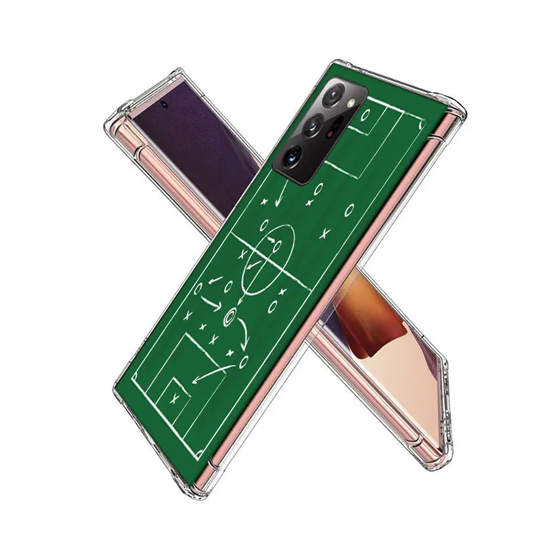 Football Soccer Tactics Time Coque For Samsung A55 A35 A25 A15 Phone A05S Note 20 Ultra 10 Lite 9 8 M52 M51 M32 M31 M30S M21 J