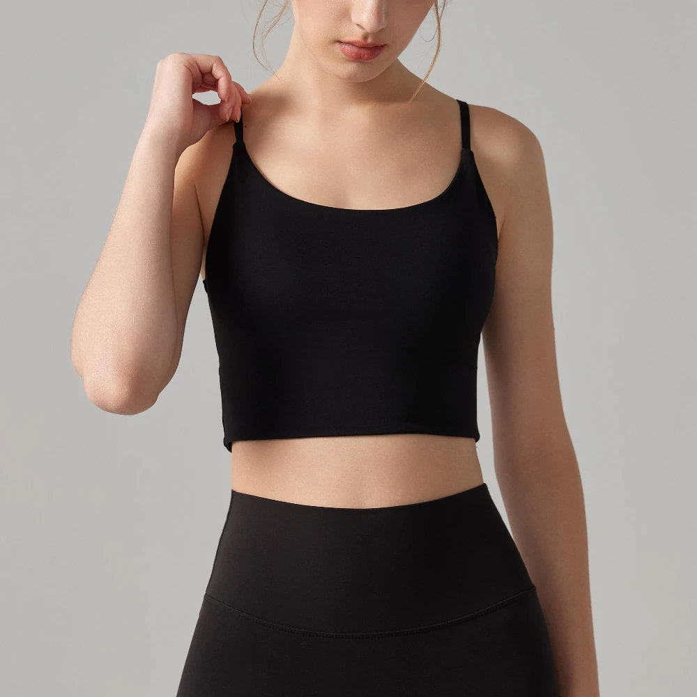 

MIML Women Tops Yoga Ladies' Sports Bra Tank Top with Thin Straps Yoga Fitness Running Exercise Underwear Sports Vest for Women