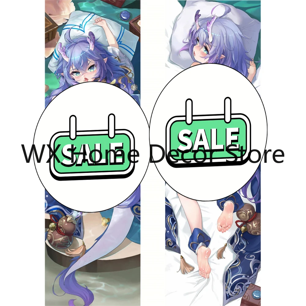 New Style Anime Decor Pillow Case Honkai Star Rail Bailu Dakimakura Waifu Gifts Fashion