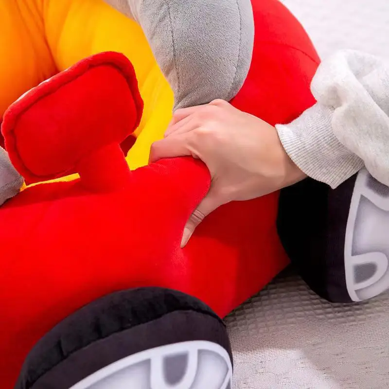 New Cartoon Car Children's Sofa Baby Safety Learning Seat Anti-fall Sofa Plush Toy Chair for Baby  Sofa for Kids