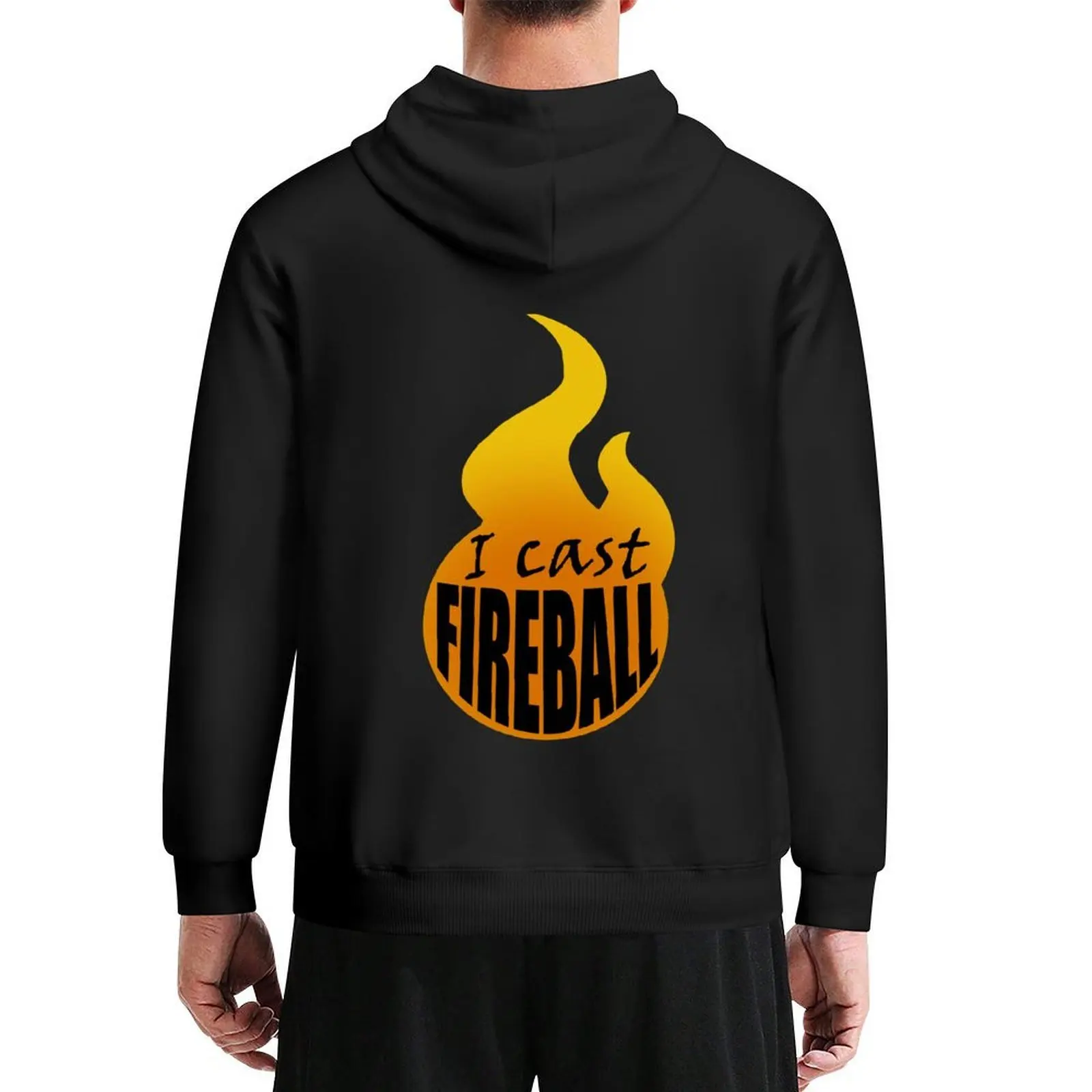 

I Cast Fireball! Hoodie mens designer clothes hooded shirt fashion men autumn clothes pullover hoodies