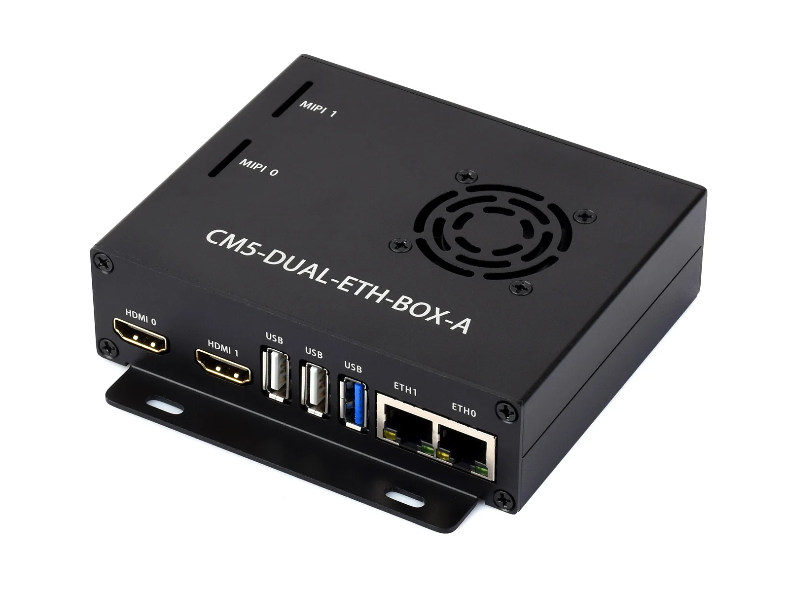 Gigabit / 2.5G Dual Ethernet Base Board For Raspberry Pi CM5. Dual RJ45 Ethernet Ports, Supports Dual 4K Display Outputs