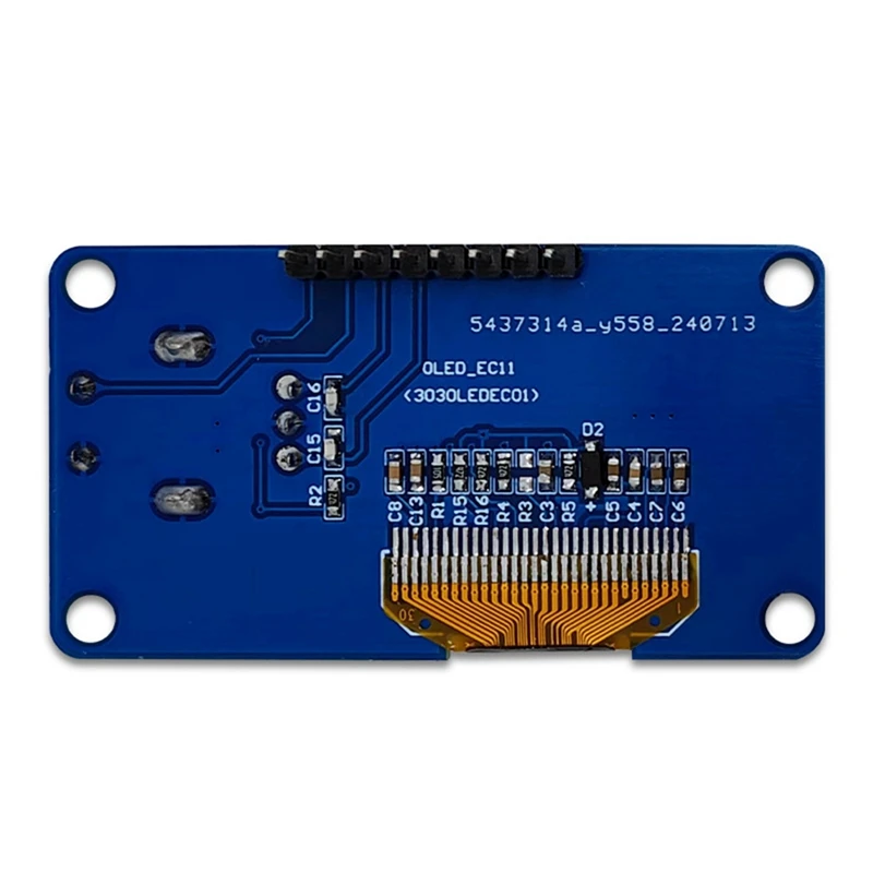 0.96 Inch OLED Display Module With Buttons EC11 Rotary Encoder IIC Interface LCD Screen