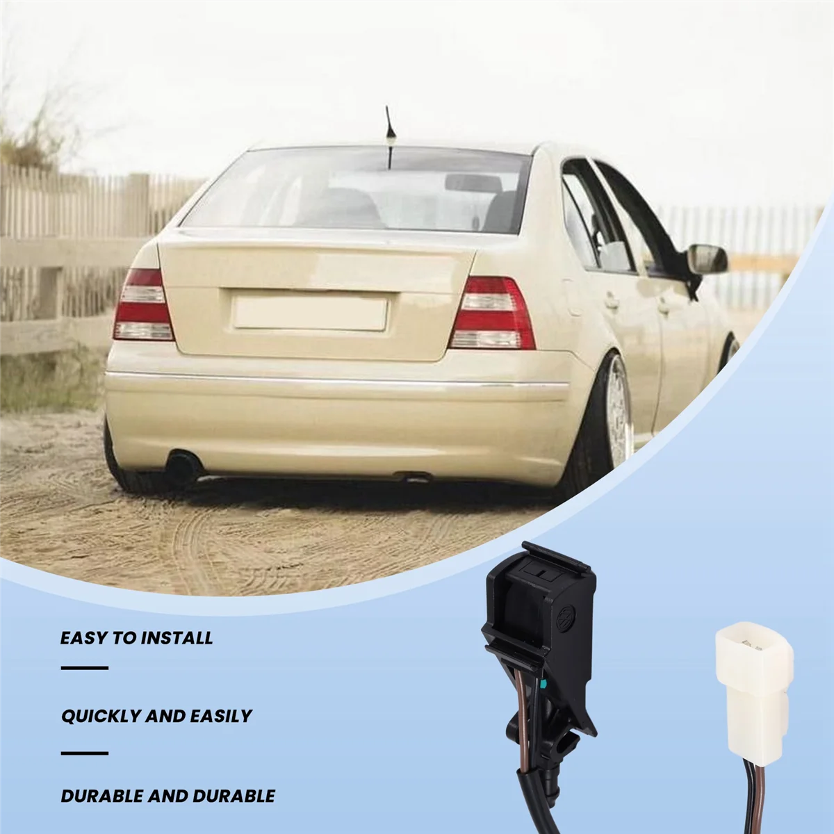 

Car Heated Windshield Washer Spray Nozzle for Bora MK4 Golf MK4 Passat B5 Beetle Skoda Rapid SEAT 6E0955986B—L49A