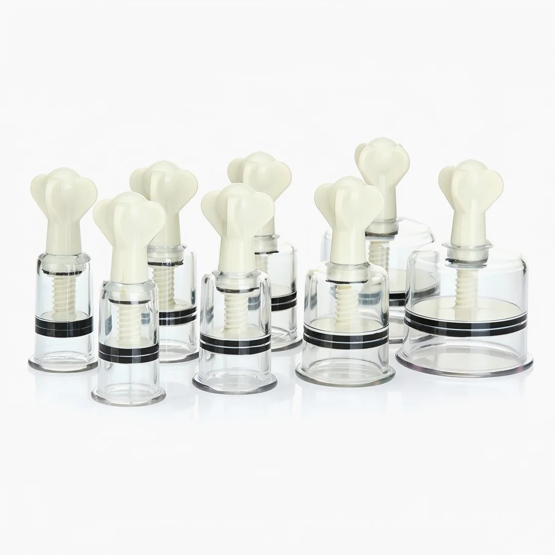 4 Sizes Rotating Handle Twist Suction Cupping Cup Nipple Enhancer Massage Vacuum Cans Suction Cup Anti Cellulite Massager view 2
