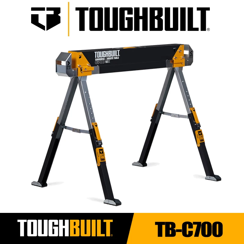 TOUGHBUILT TB-C700 Sawhorse Jobsite Table Tool Accessories Toughbuilt C700