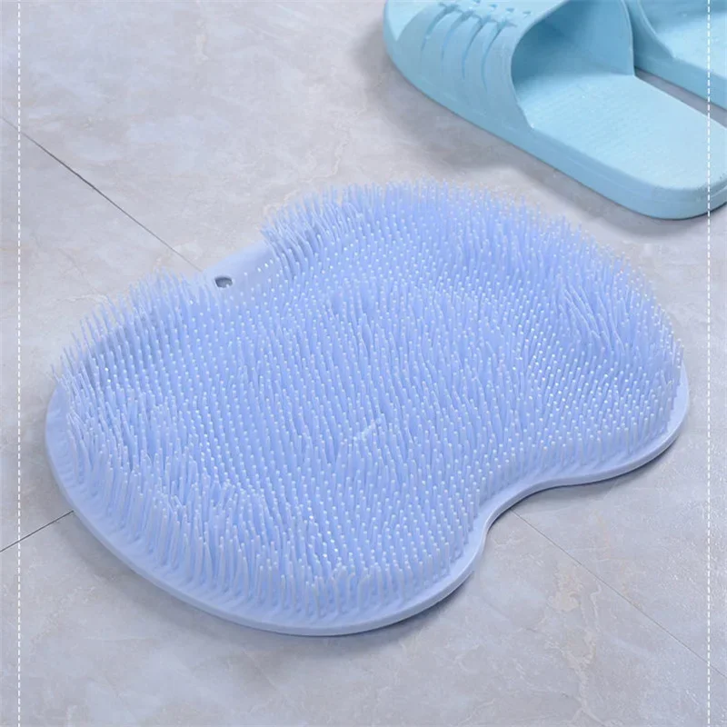 Foot Scrubbing Pad Bathroom Bath Brush Multifunctional Scrubbing Foot Massage Pad Non-slip Foot Pad Silicone Bath Brush