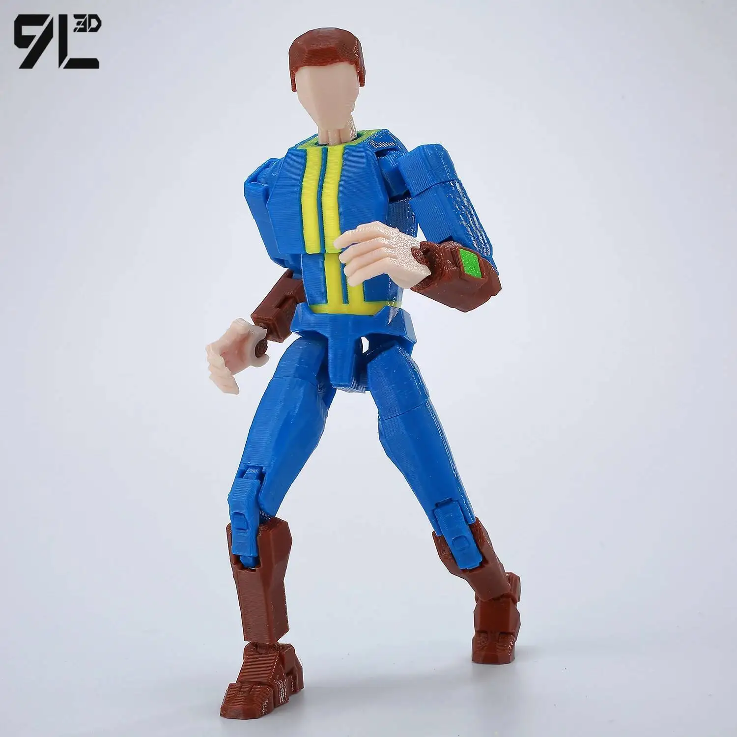 

9L3D Wasteland Nate синий костюм фигурки T13 шарнирный подвижный Lucky13 Titan13 печатный манекен13 детские игрушки на день рождения подарки