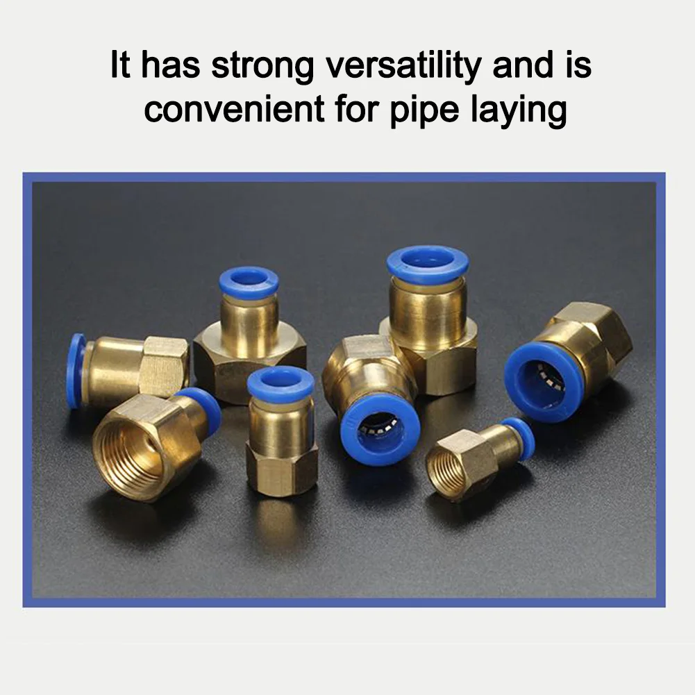 For Durable Pneumatic Elbow Quick Connector with Internal Thread and For Zero Leakage Sealing for System Reliability