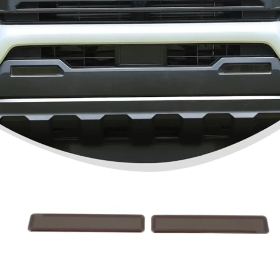 

Smoked Front Fog Light Cover Compatible with Toyota Tacoma 2024 2025 Front Bumper Driving Fog Light Shell Trim Cover 4th Gen Ta