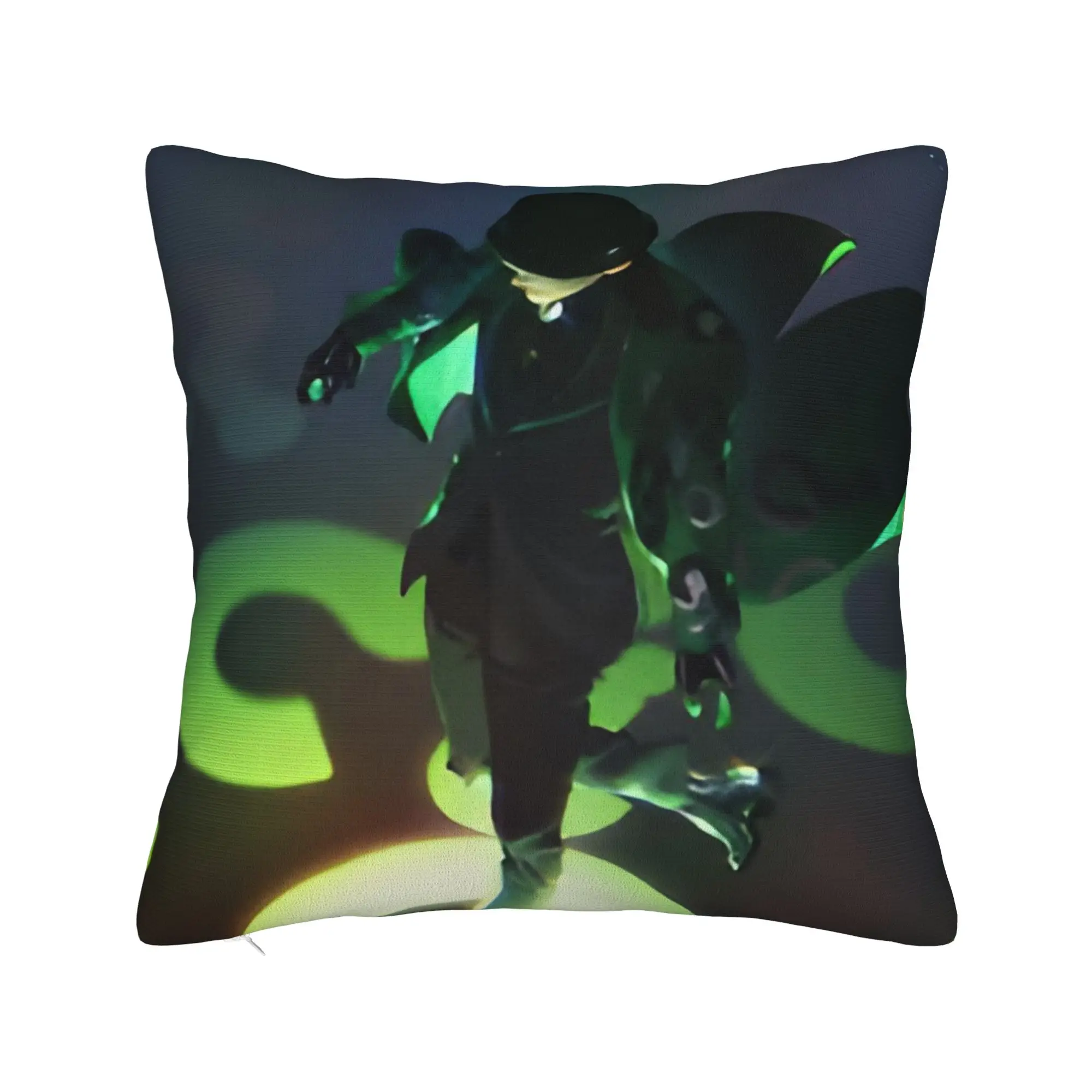 Paul Dano Riddler Square Pillow Case Bat Man Cushion Covers Vintage Zipper Decor Pillowcase for Home 18