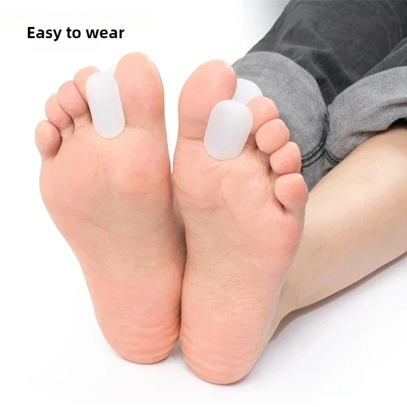 1-4Pair Relief Toes Hallux Valgus Protector Silicone Gel Hallux Valgus Adjuster Toe Separator Relief Foot Bunion Foot Care Tools