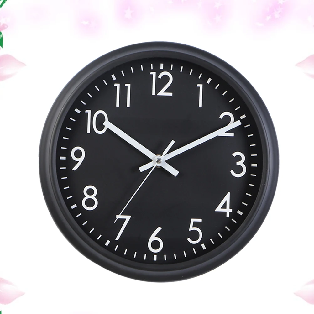 

Inch Quartz Wall Clock Round Dial Silent Decorative Number Easy to Hang for Living Room Bedroom 3007-4b
