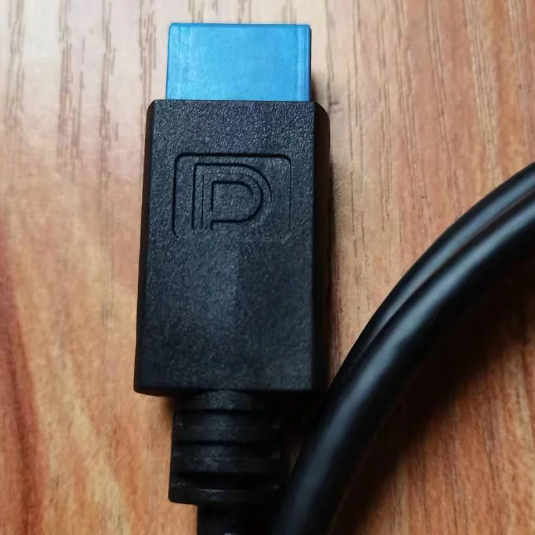 Prevent brackets All plastic 8K 4K connectorDisplayPort male Test Board Big DP Tail Plug Test Stand 20P Interface Data Cable