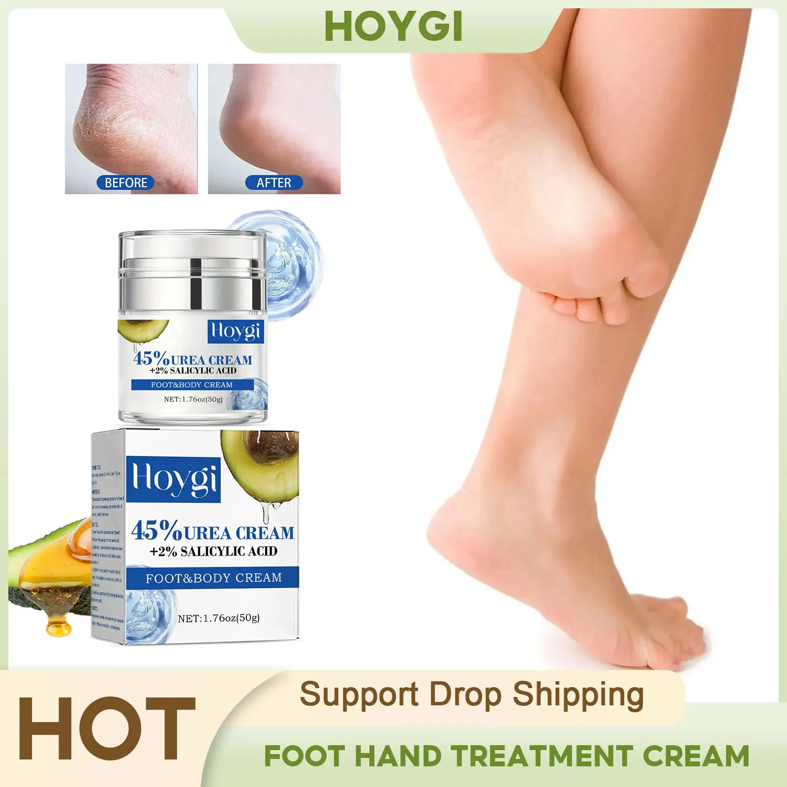 Anti Cracking Foot Cream Heel Drying Chapped Repair Removal Dead Skin Callus Moisturizing Exfoliating Hand Feet Treatment Cream