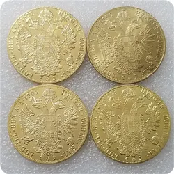 Austria 1877 1890 1894 1915 Gold Silver Dollars Collectibles Coin Home Decoration Craft Silver Coins Desktop Ornament Gifts