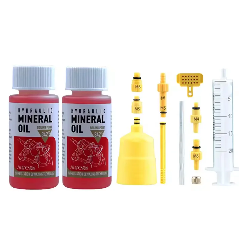 1/2/4/6/8/10/12PCS Fiets Rem Minerale olie Systeem 60ml Vloeistof Aceite Fietsen Mountainbikes Voor Weg Mountainbike Accessoires