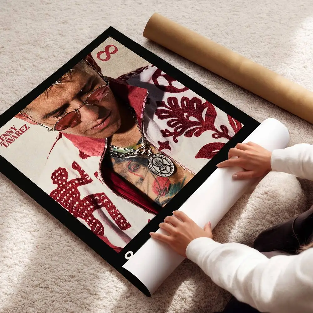 Lenny T-Tavarez 8 Poster Album Art Cover Songs Rap Pop Singer Band Wall Waterproof Paper Sticker For Living Room Home Decor