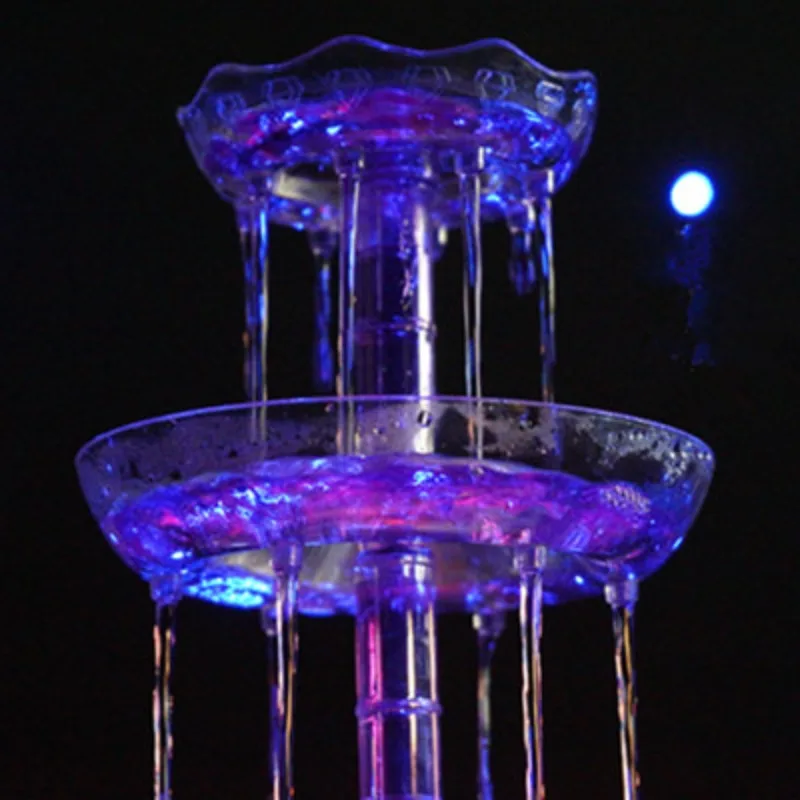 3-Tier Wine Champagne Party Fountain Red Wine Dispenser Juice Drink Beer Waterfall Machine
