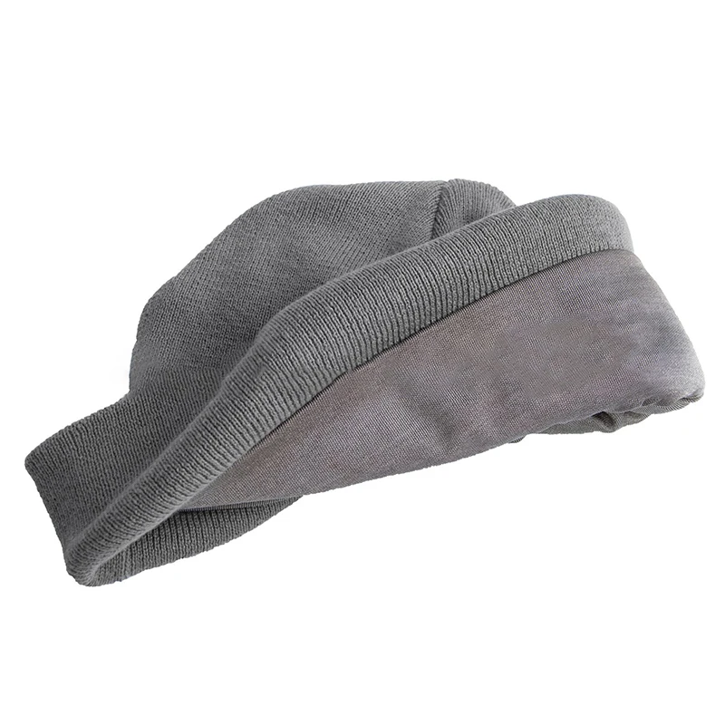 Electromagnetic Wave Shielding Beanies Emf Radiation Protection Beanie Cap Blocks 99% of Wireless Emf & 5G Radiation Gray Adult