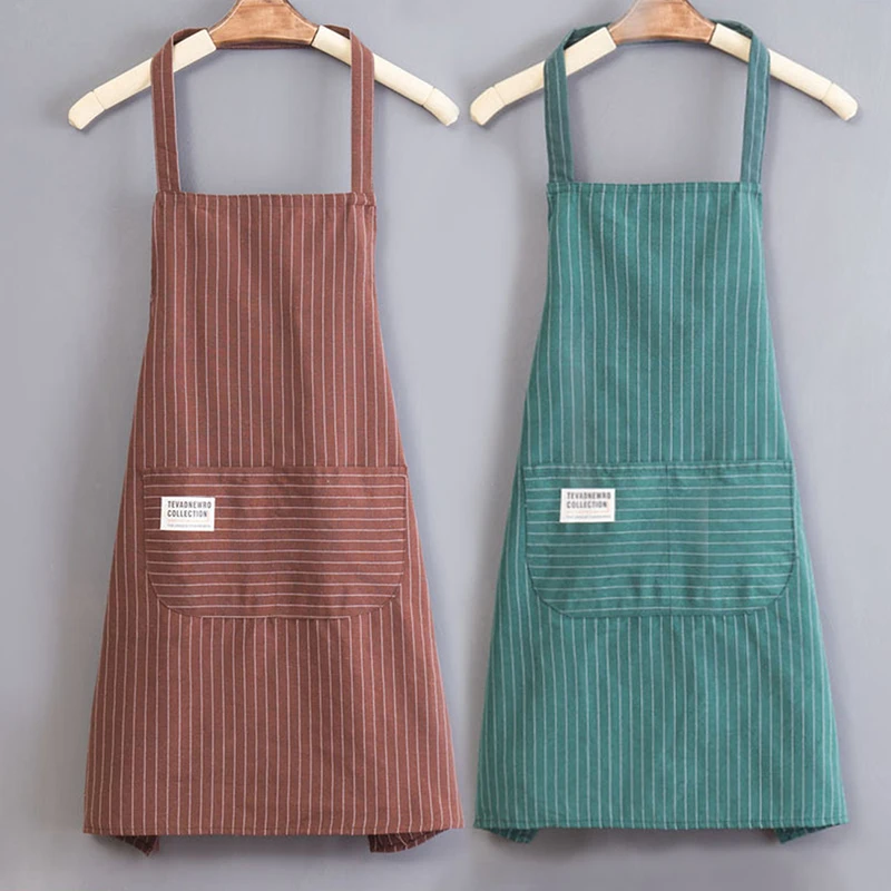 Fashion Resistant Dirt Apron Resistant Household Kitchen Cooking Fashion Apron Adult Work Clothes Kitchen Access Baking clothes