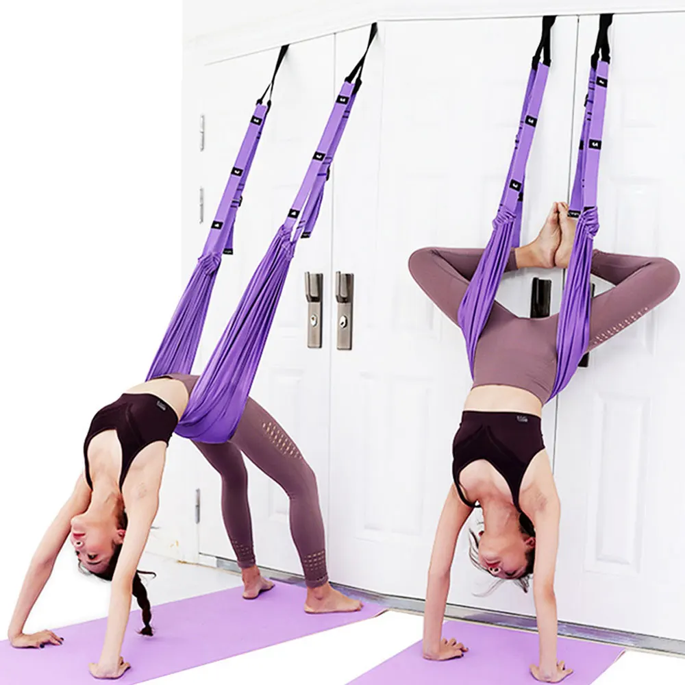 Anti-Gravity Aerial Yoga Hammock Inversion Swing Fitness Training Sling Strap