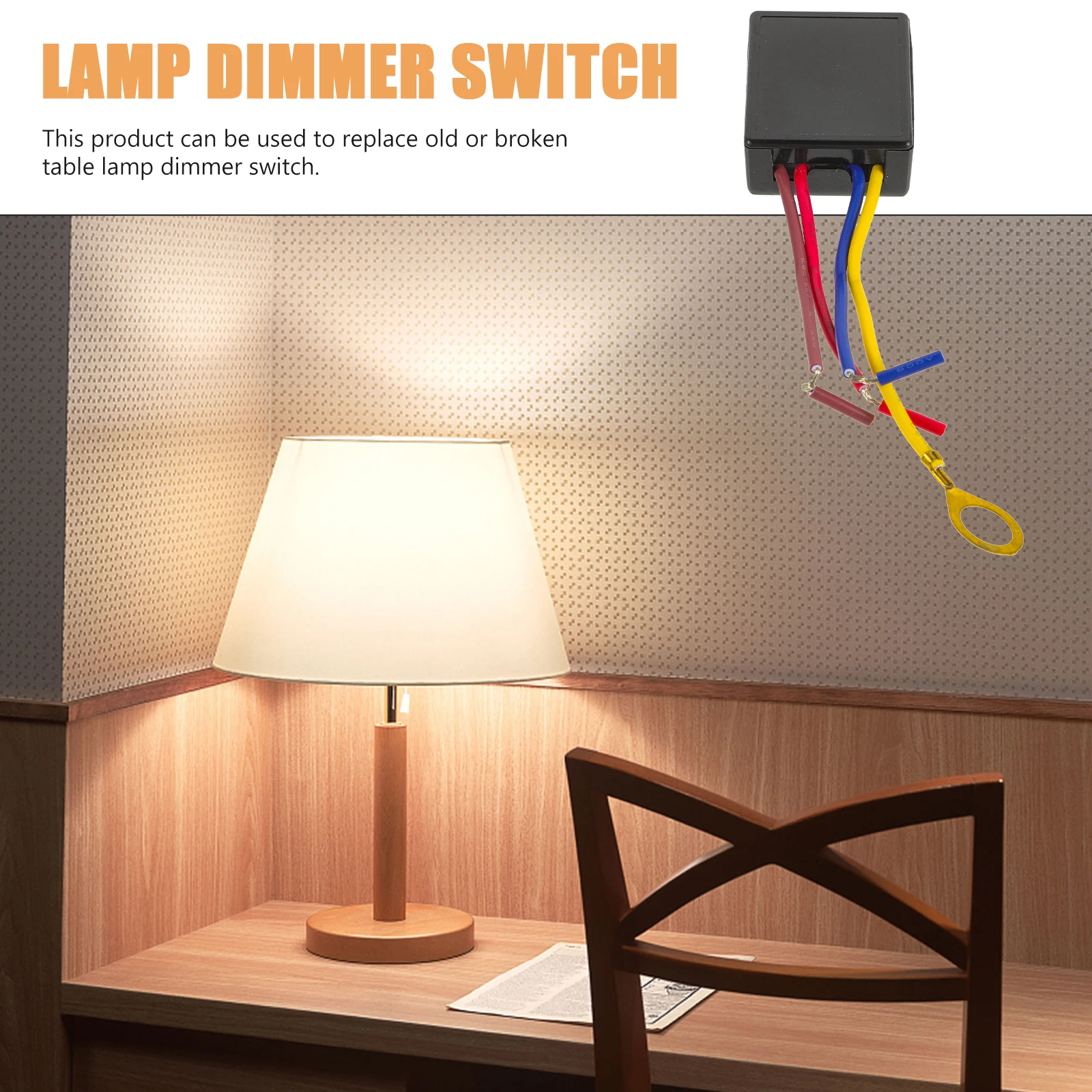

Touch Control Module Desk Lamp Flame Retardant Abs Light Dimmers for Lights Table Lamp Switch Universal