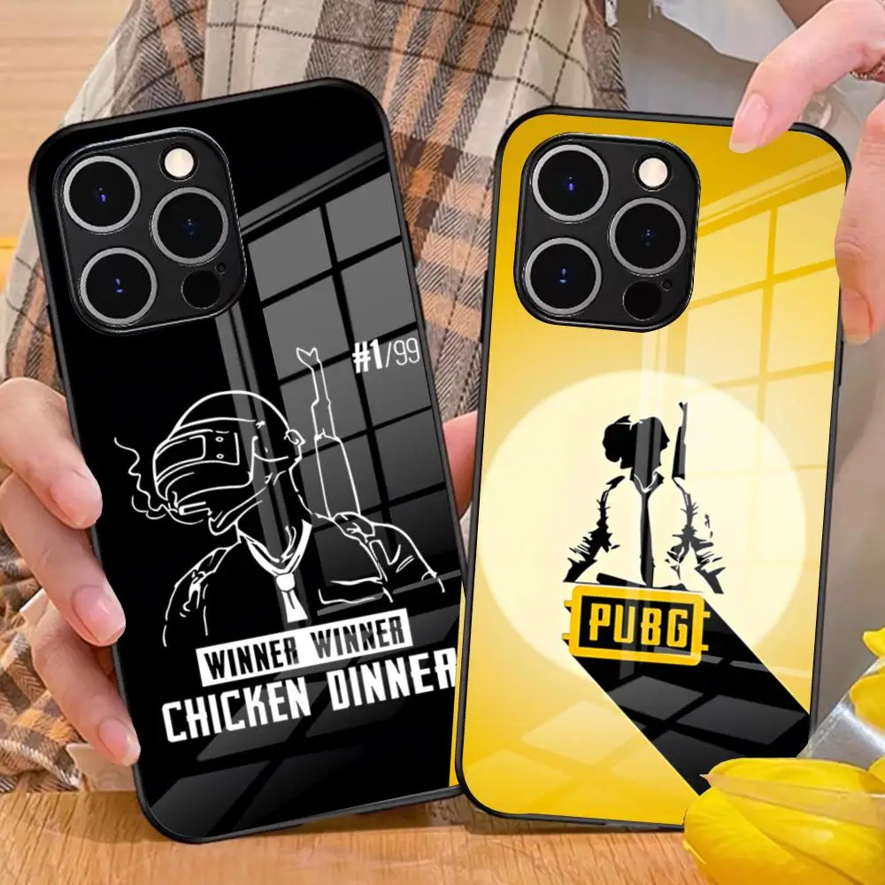 حافظة لهاتف آيفون 16 15 13 12 14 11 Pro Max Mini X Xr Xs 8 7 Puls غطاء زجاجي #1