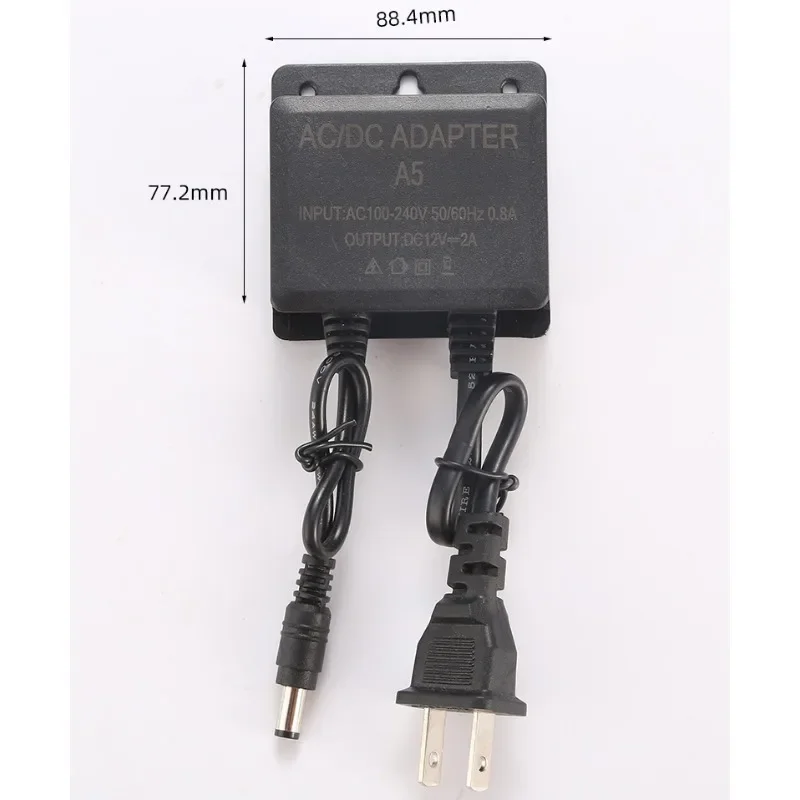 Imagem -06 - Escam Power Supply Charger Adapter ac dc ue Eua Plug Impermeável Monitor ao ar Livre Cctv Ccd Security Câmera 12v 2a