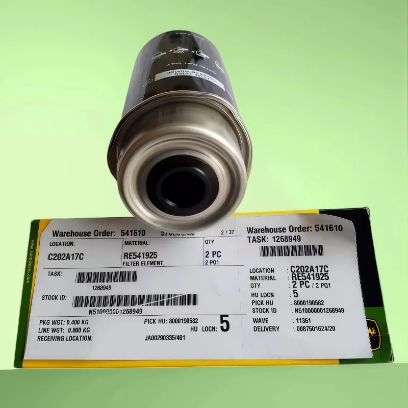 RE541922 RE541925 Fuel Filter For John Deere 1404 Tractor Harvester Original Accessories