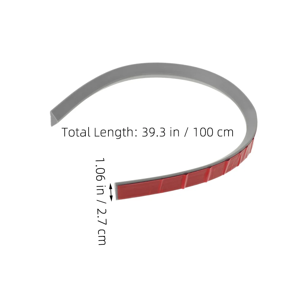100 سنتيمتر قطاع المياه سيليكون دش سبلاش الحرس ل حوض عتبة دش الباب أسفل ختم حاجز مقاوم للماء شريط عازل #6