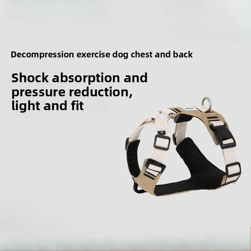 

Lightweight Pressure Relief Dog Harness, No-Pull Adjustable Vest, Breathable Mesh for Small Medium Large Dogs, Easy Wear
