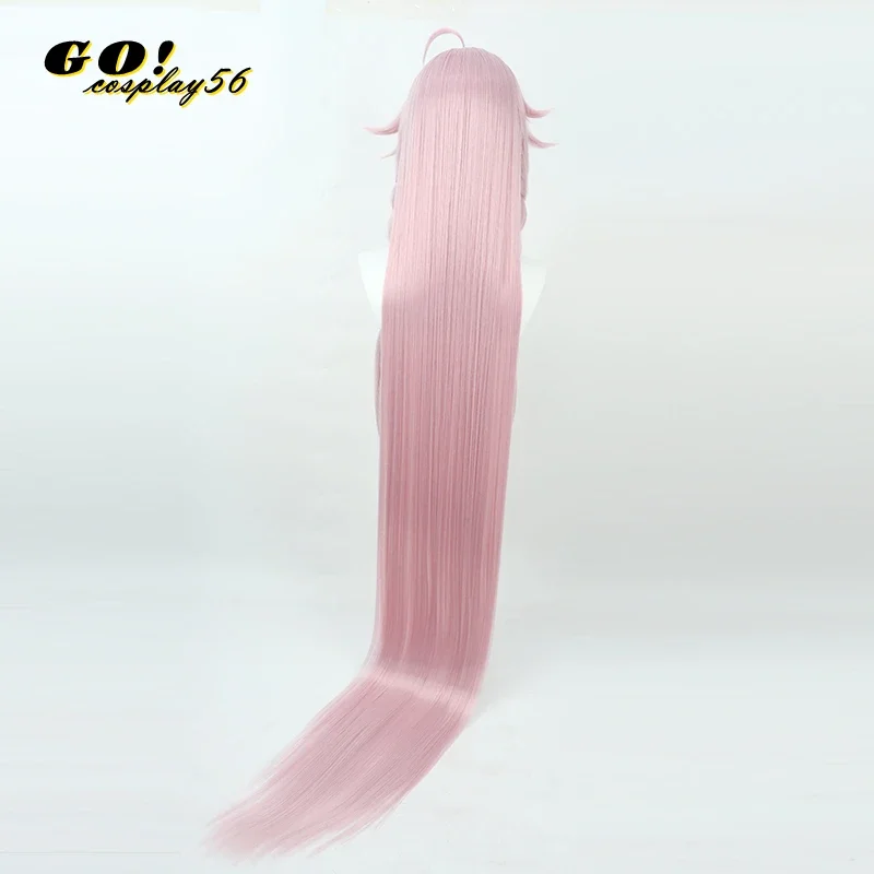 Virtual Singer IA Cosplay Wig Aria on the Planetes Pink 150cm Long Hair Braided Straight VTuber Youtuber Live Girls Role Play