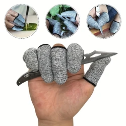 10Pcs Anti-Cut Finger Cover Finger Protector Sleeve Gloves Finger Protector Gadgets