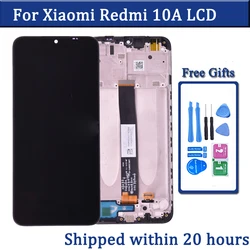 6.53 inches For Xiaomi Redmi 10A Display LCD Touch Screen Digitizer For Redmi 10A 220233L2C LCD Replacement Assembly