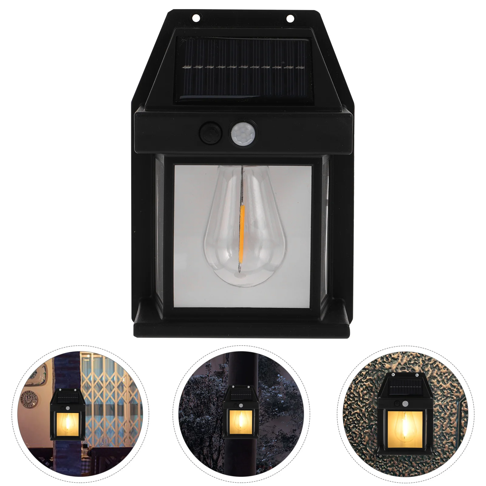 

1pcs Solar Wall Light Outdoor Solar-Powered Garden Fence Wall Light Decorative Solar Lamp For Courtyard Path Landscape Lighting