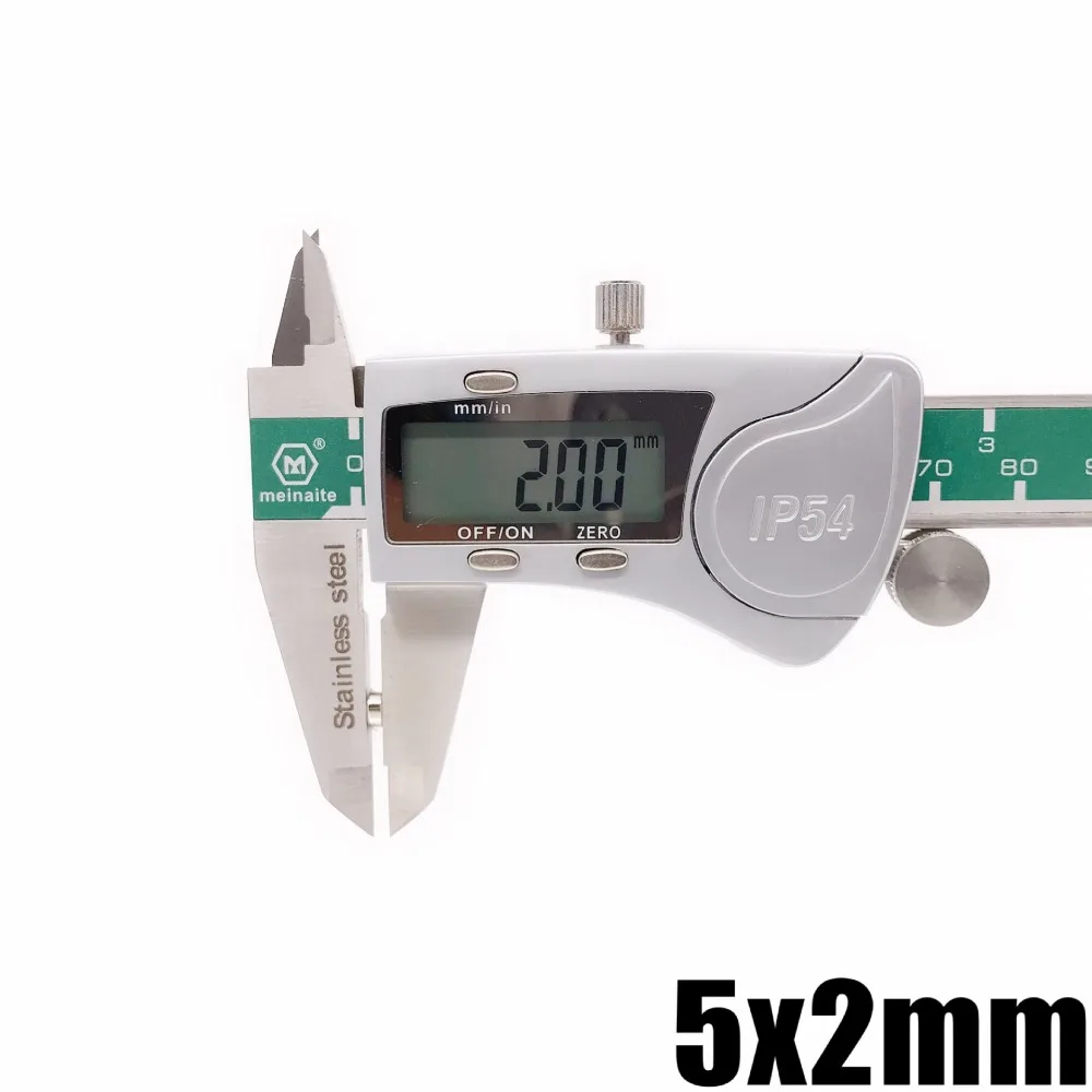 20/50 Stück 5x2mm Scheibenmagnete - Kleine runde Magnete für DIY, Schmuck, Bastelarbeiten, Wissenschaftsprojekte – Detail 4
