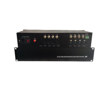 Single fiber 20KM 3G SDI video with audio and contact closure optical fiber optic converter