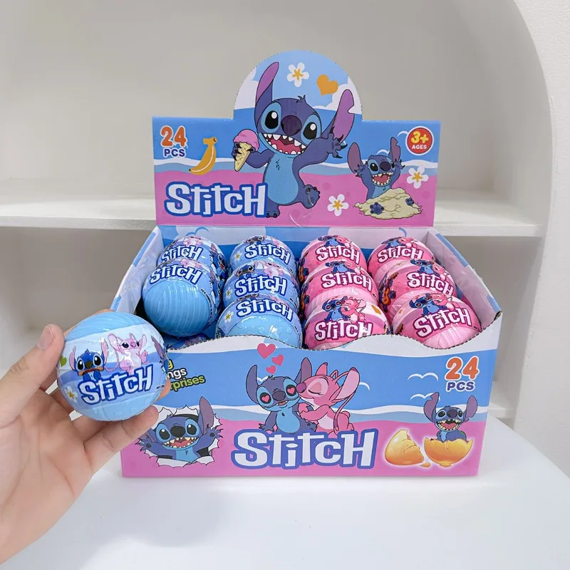 Nieuwe Disney Stitch Surprise Ball Blind Box Creatieve Hoge Waarde Q Versie Leuke Hanger Student Demontage Cartoon Pop Sleutelhanger