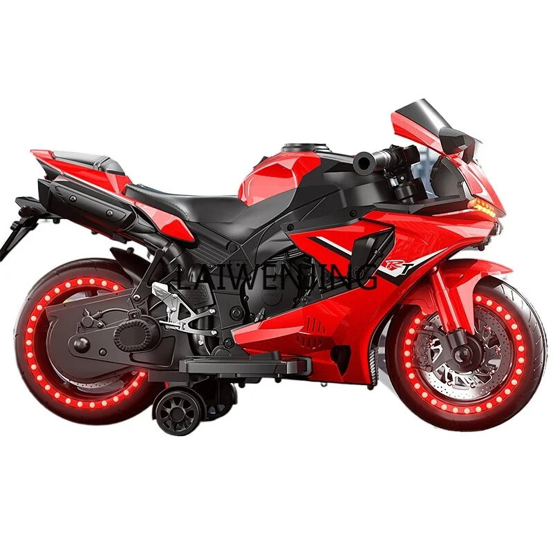 

HLZ Electric Motorcycle Large Seated Rechargeable Remote Control Car