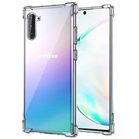 Transparent Shockproof Case For Samsung Galaxy S9 S10 Plus S20 Ultra Soft TPU Shell Note 9 10 Lite 20 Clear Silicone Back Cover