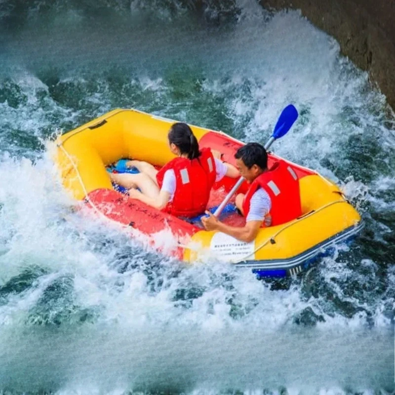

Inflatable rafting boat extra thick wear-resistant kayak