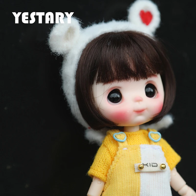 

YESTARY Bjd Doll Clothes For Ob11 GSC Doll Accessories Bib Pants Clothing Kawaii Colour Blocking Clothing Toys For Girls Gifts