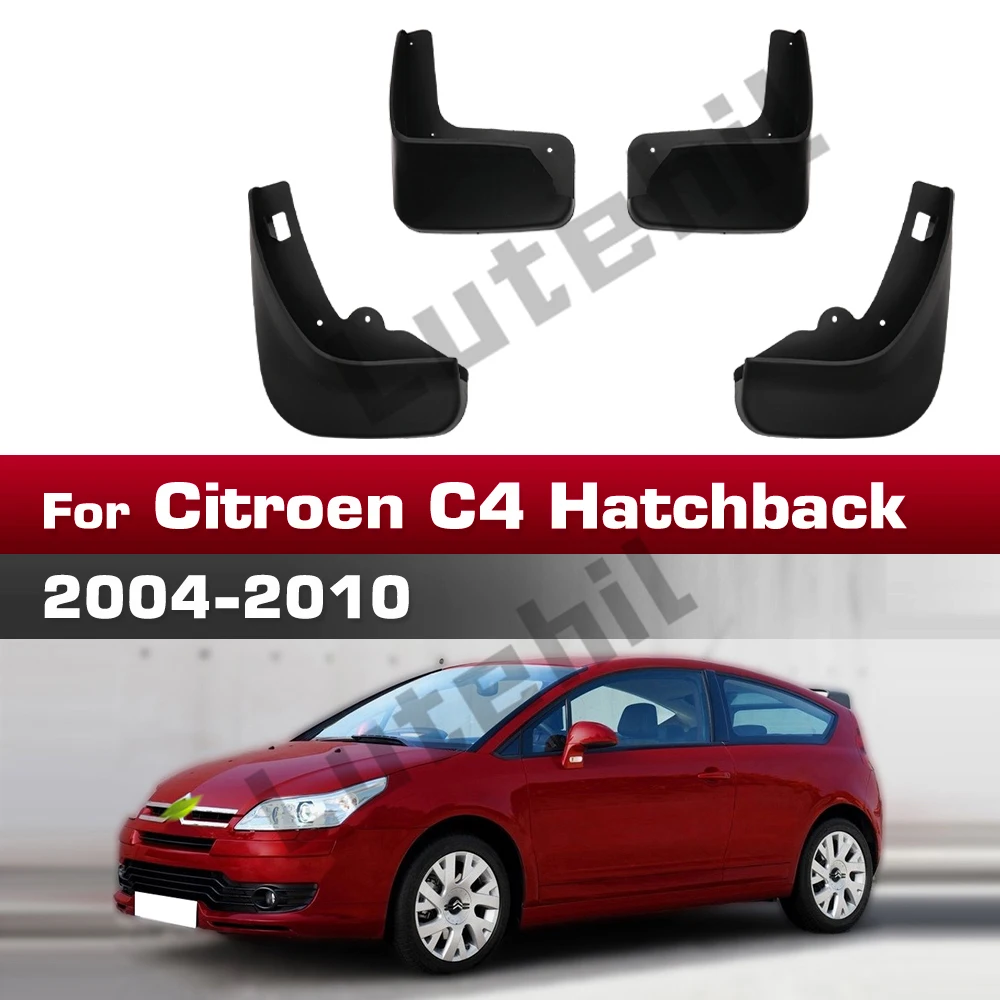 For Citroen C4 Hatchback 2004-2010 2005 2006 2007 2008 2009 Fender Mudflaps Splash Guards Mudguards Mud Flaps Car Accessories