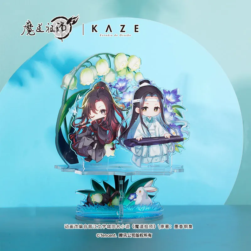 

Cute Anime Grandmaster of Demonic Cultivation Acrylic Scene Stand Model Wei Wuxian Lan Wangji Mo Dao Zu Shi Anime Desktop Toy