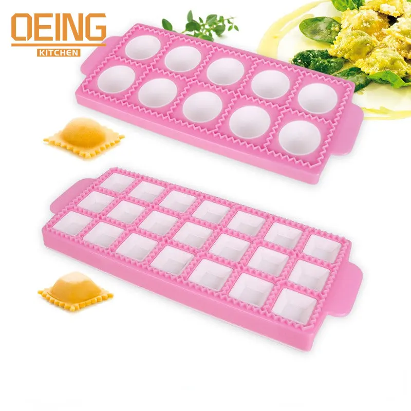 Italian Dumplings Making Mold Handmade Pastry Tool Multifunction Plastic Ravioli Mould DIY Baking Tools