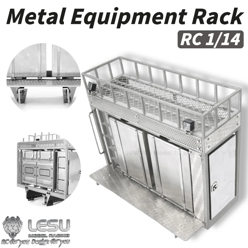 

LESU Simulation Metal Equipment Rack G-6181 for 1/14 Tamiya RC Tractor Dump Truck Scania Car Modification Parts RC Toy Model