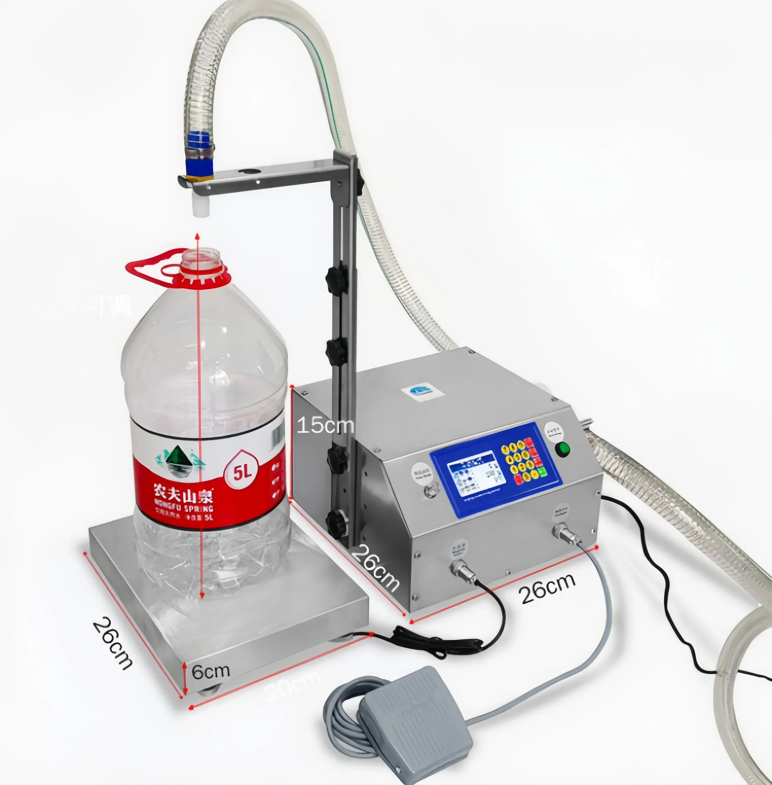 

TES-L36 Fully automatic liquid filling machine weighing quantitative laundry detergent liquid detergent filling machine