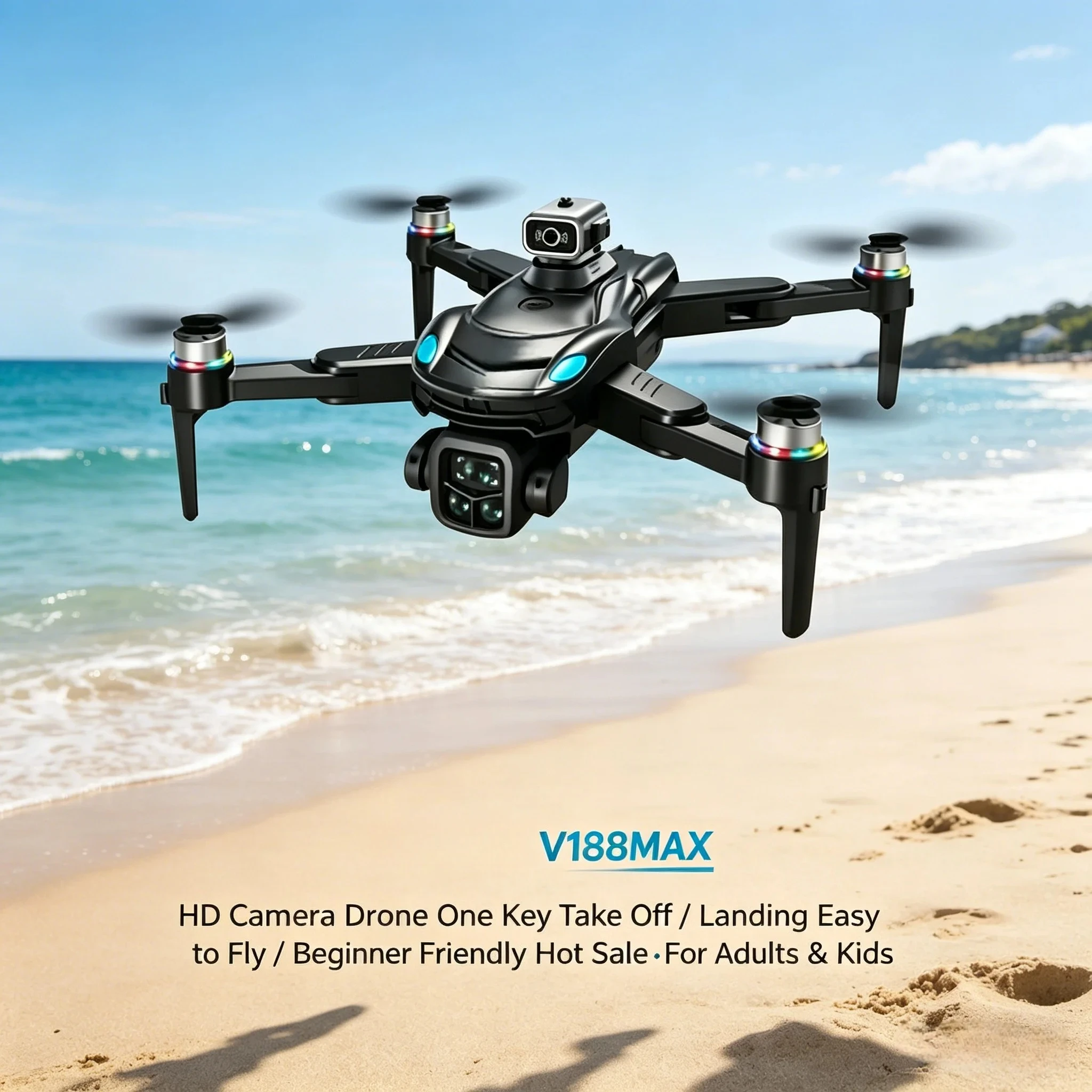 Original V188MAX GPS Drone 8K HD Professional Aerial FPV Brush Avoiding Obstacle with Screen Remote Control Folding Dron PlusX